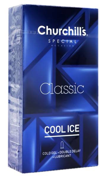کاندوم تاخیری Cool Ice چرچیلز 12 عددی